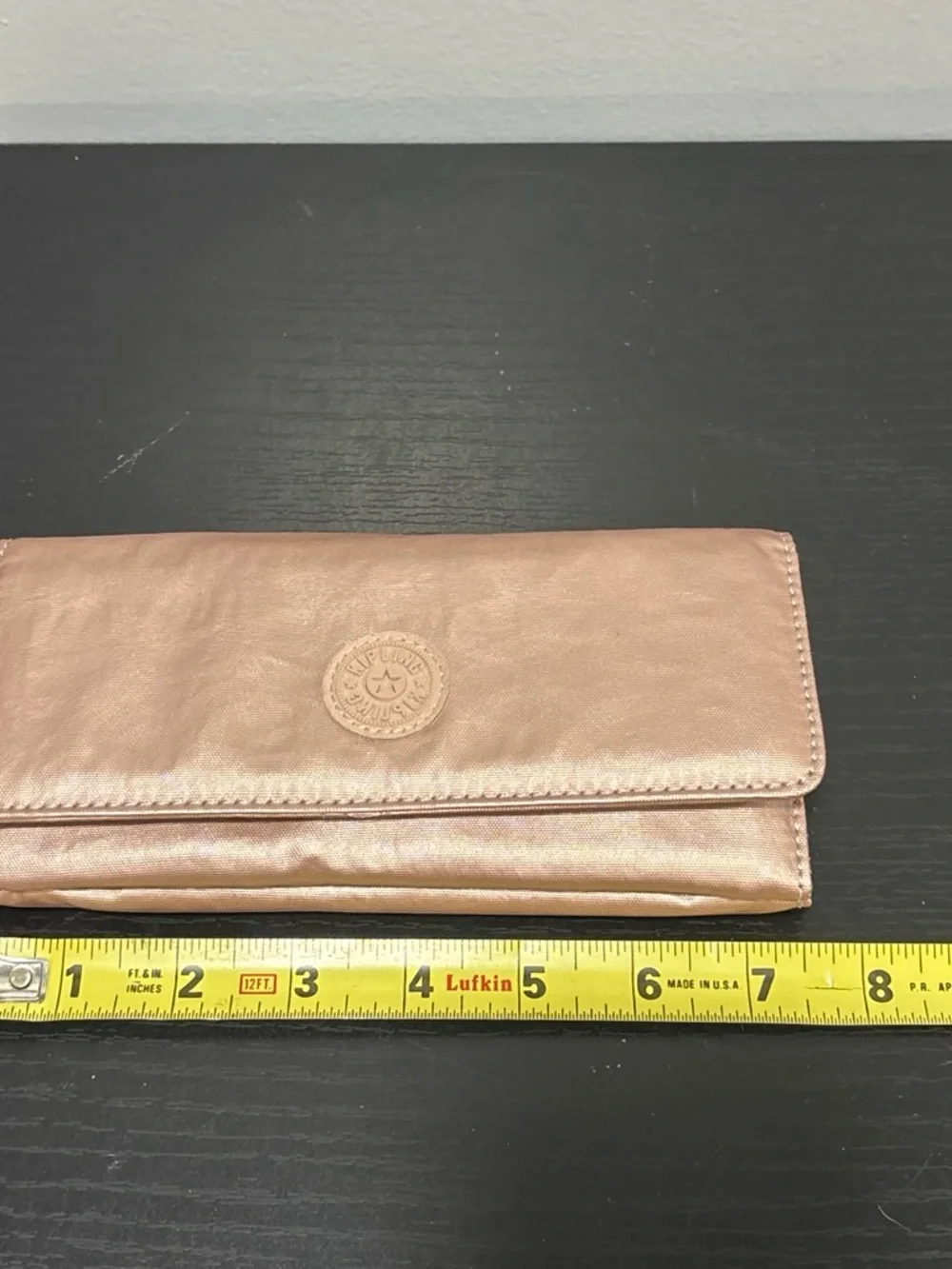 Kipling Metallic Rose Gold Wallet unused card holder women’s